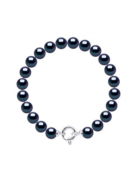 Bracelets Rangs de Perles Rondes - Tailles de 7 à 9 mm - Fermoir Anneau Marin Prestige - Or 750 - TRIOMPHE