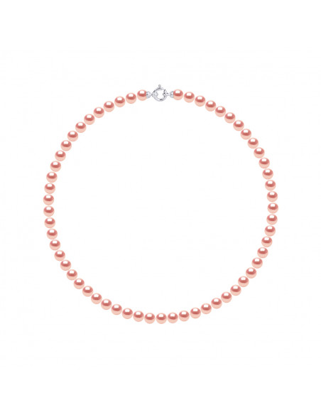 Pearl Range Necklaces - Sizes 5 to 7 mm - 42 cm - Marine Ring - Gold 375 - Concorde