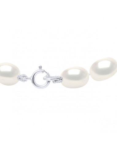 Colliers Rangs de Perles Grain de Riz - Tailles...