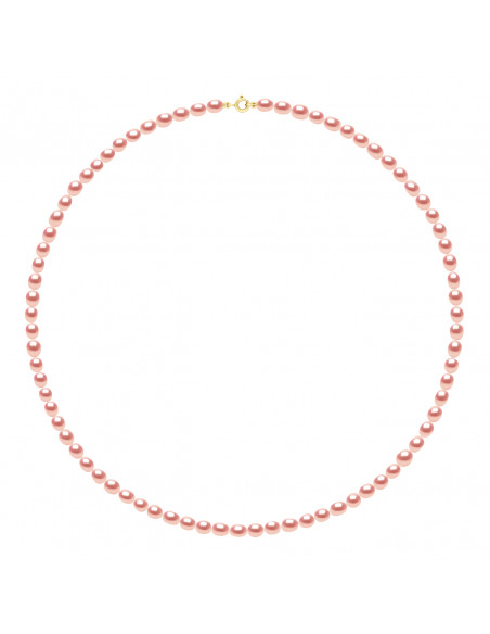 Necklaces Range Rids Rice Grain - Sizes from 4 to 6 mm - Spring Ring - Gold 375 - Republic