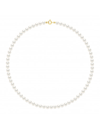 Colliers Rangs de Perles Rondes - Tailles de 4...