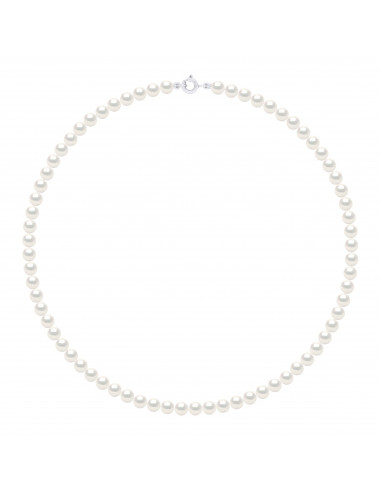 Colliers Rangs de Perles Rondes - Tailles de 4...