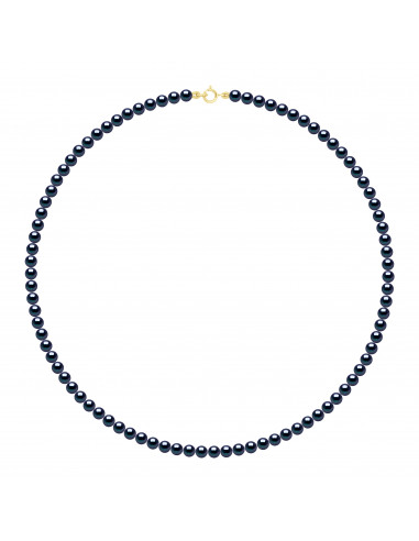 Colliers Rangs de Perles d'Eau Douce Rondes -...
