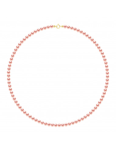 Colliers Rangs de Perles d'Eau Douce Rondes -...