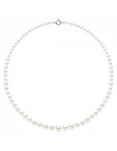 Colliers en Chute - Rangs de Perles Rondes de...