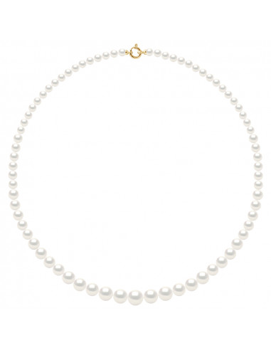 Colliers en Chute - Rangs de Perles Rondes de...