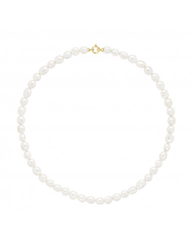 Colliers Rangs de Perles d'Eau Douce Baroques -...