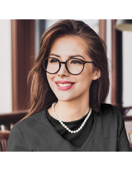 Necklaces Round Bead Ranks - Sizes from 4 to 7 mm - 42 cm - Carabiner - Gold 750 - Saint Cloud