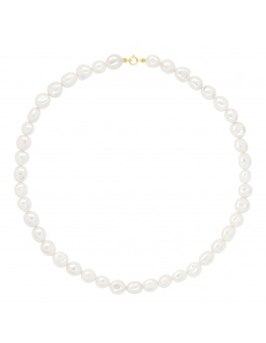 Colliers Rangs de Perles d'Eau Douce Baroques -...