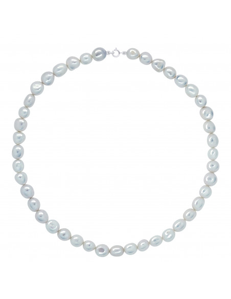 Baroque Freshwater Bead Necklaces - Sizes from 6 to 9 mm - 45 cm - Spring Ring - Gold 375 - Sorbonne