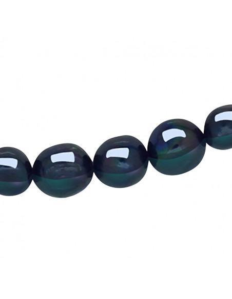 Colliers Rangs de Perles d'Eau Douce Baroques - Tailles de 6 à 9 mm - 45 cm - Anneau Ressort - Or 375 - SORBONNE
