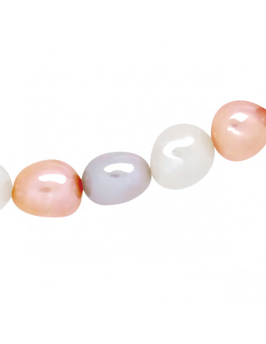 Colliers Rangs de Perles d'Eau Douce Baroques -...