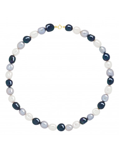 Colliers Rangs de Perles d'Eau Douce Baroques -...