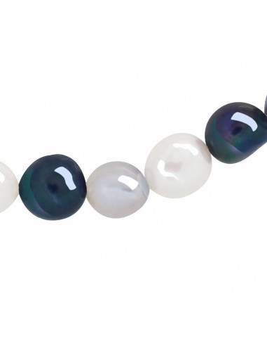 Colliers Rangs de Perles d'Eau Douce Baroques -...