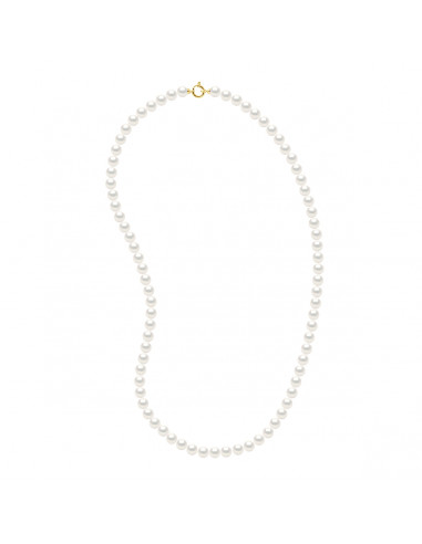 Colliers Sautoirs de Perles Rondes - Tailles de...