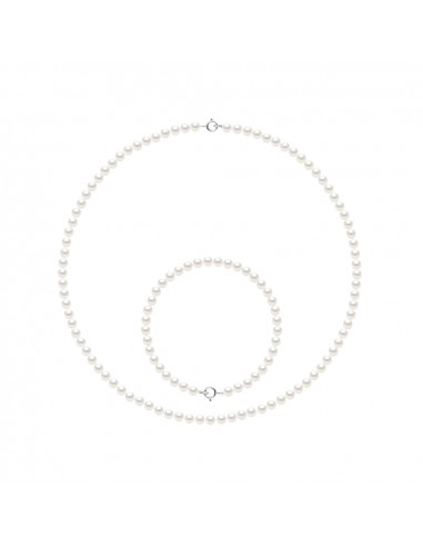 Parure Colliers et Bracelets - Tailles de 4 à 6 mm - Anneau Ressort - Or 375 - MONTMARTRE