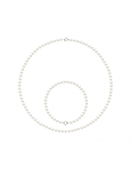 Parure Colliers et Bracelets - Tailles de 4 à 6 mm - Anneau Ressort - Or 375 - MONTMARTRE