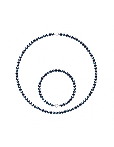 Parure Colliers et Bracelets - Tailles de 4 à 6 mm - Anneau Ressort - Or 375 - MONTMARTRE