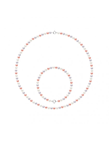 Parure Colliers et Bracelets - Tailles de 4 à 6 mm - Anneau Ressort - Or 375 - MONTMARTRE
