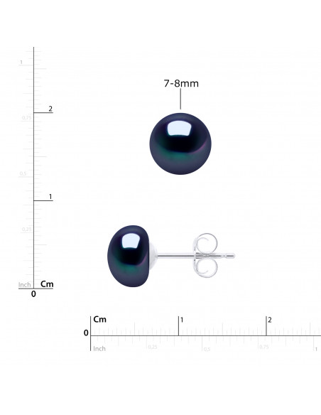 Parures Colliers et Boucles d'Oreilles - Tailles de 8 à 10 mm - Anneau Marin - Or 750 - BEAUGRENELLE