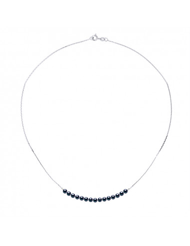 Colliers Chaîne 15 Perles Rondes 3-4 mm -...
