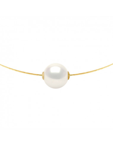 Collier Câble Perle Ronde - Taille de 9 à 13 mm...