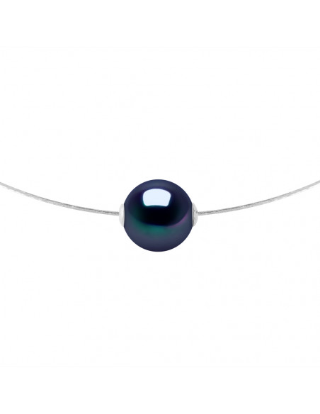 Collier Câble Perle Ronde - Tailles de 9 à 13 mm - Or 750 - WAGRAM