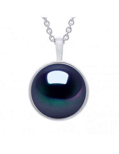 Colliers Perle Bouton 10-11 mm - Entourage...