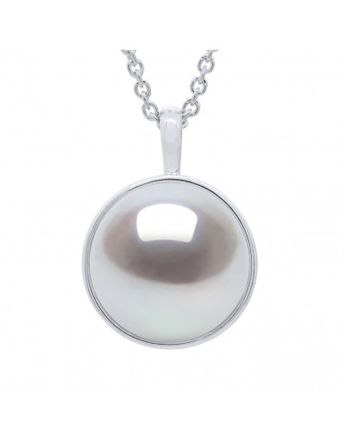 Colliers Perle Bouton 10-11 mm - Entourage...