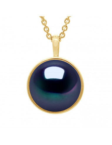 Colliers Perle Bouton 10-11 mm - Entourage...