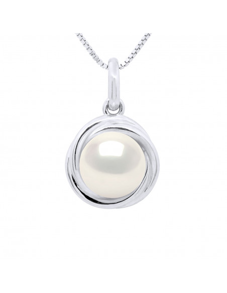 Round Bead Pendant 8-9 mm - Gold 750 - Chain Offer - MORNAY
