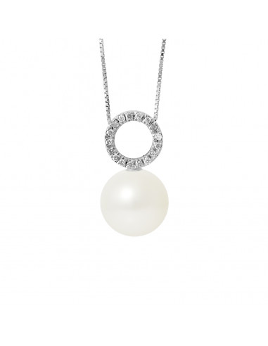 Colliers Pendentif Joaillerie Perles Rondes -...