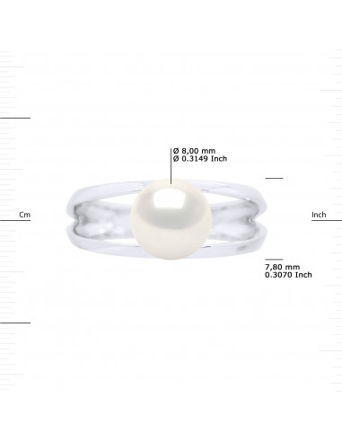 Ring Round Round 8-9 mm - Gold 375 - Foch