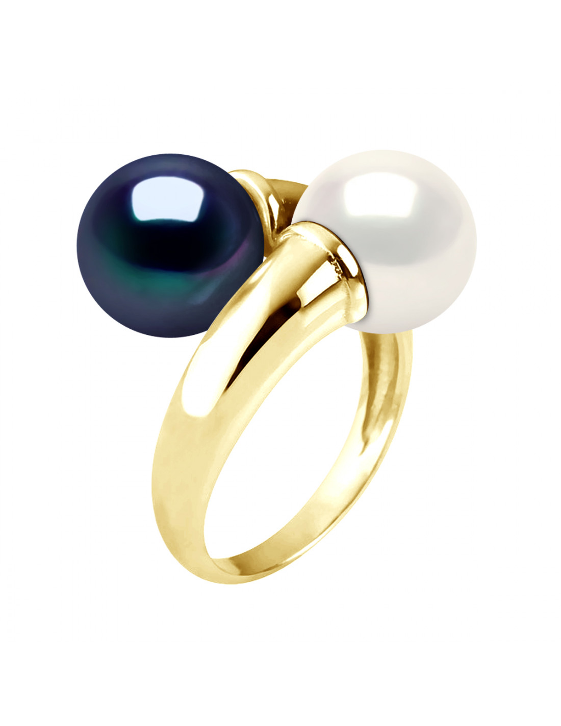Bague TOI MOI Perles Rondes 8 9 mm Or 375 COMPIEGNE