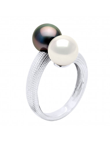 Bague TOI & MOI - Perles de Tahiti et d'Eau...