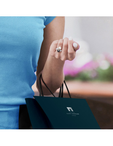 Ring You & Me - Tahitian Pearls and Fresh Round...