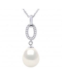 Jewelery Necklace Pear Pear 9-10 mm - Several Colors -...