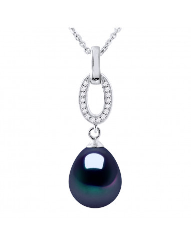 Collier Joaillerie Perle Poire 9-10 mm -...
