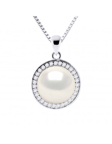 Necklace Jewelry Pearl Button 10-11 mm -...