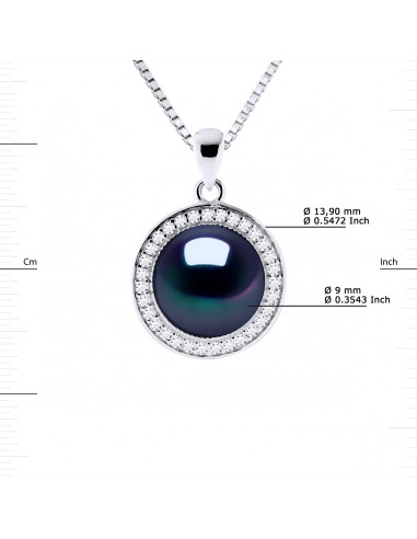 Necklace Jewelry Pearl Button 10-11 mm -...