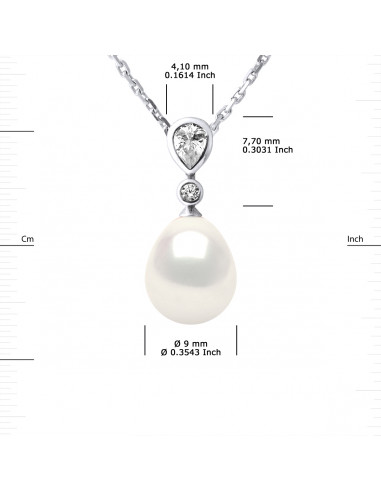 Jewelery Necklace Pear Pear 8-9 mm - Several...