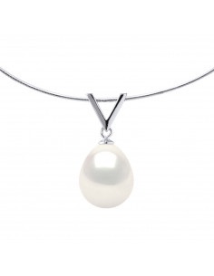 Omega Pearl Necklace 10-11 mm - Several Colors - Silver...