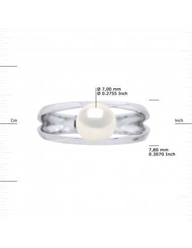 Bagues Jonc Perle Bouton 8-9 mm - Plusieurs...