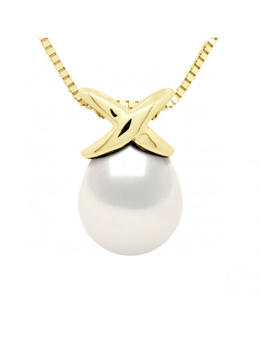 Oval Pearl Node Necklaces 8-9 mm - Several...