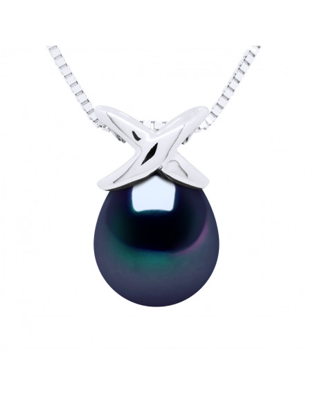 Oval Pearl Necklaces 8-9 mm - Several Colors - Gold 375 - Thiers