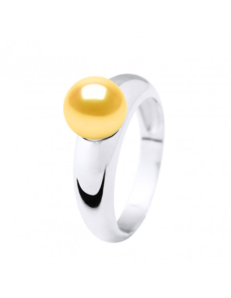 Rings Jonc Volume Round Bead 9-10 mm - Several Colors - Silver 925 - Milan