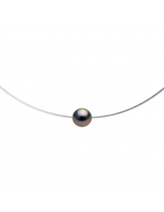 Colliers Oméga Perle de Tahiti Ronde - Taille de 9 à 13...