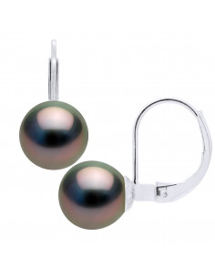 Oval Tahiti Bead Earrings 8-9 mm - Sleeping System - Matamu