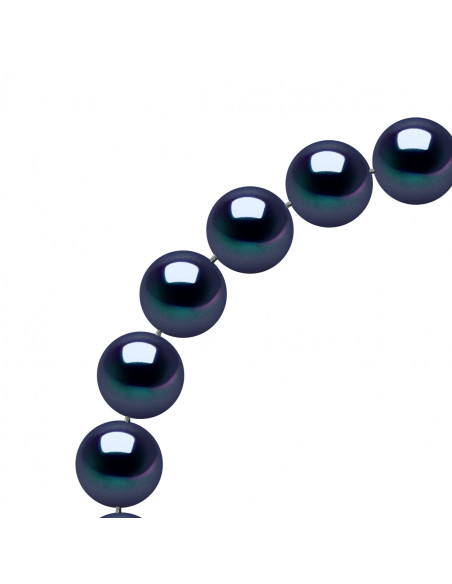 Sautoirs Chainage Double Perles Baroques 6-7 mm - 75 cm - Plusieurs Coloris - Chaine Forçat Prestige - Argent 925 - RAMATUELLE