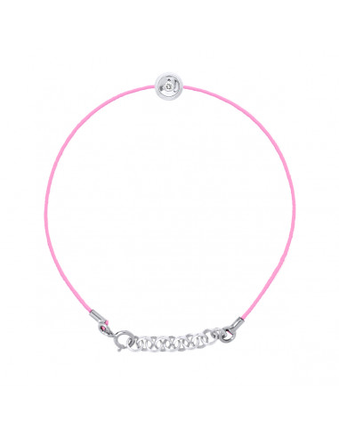 Bracelets Links Diamond Cords 0.030 CTS Serti...